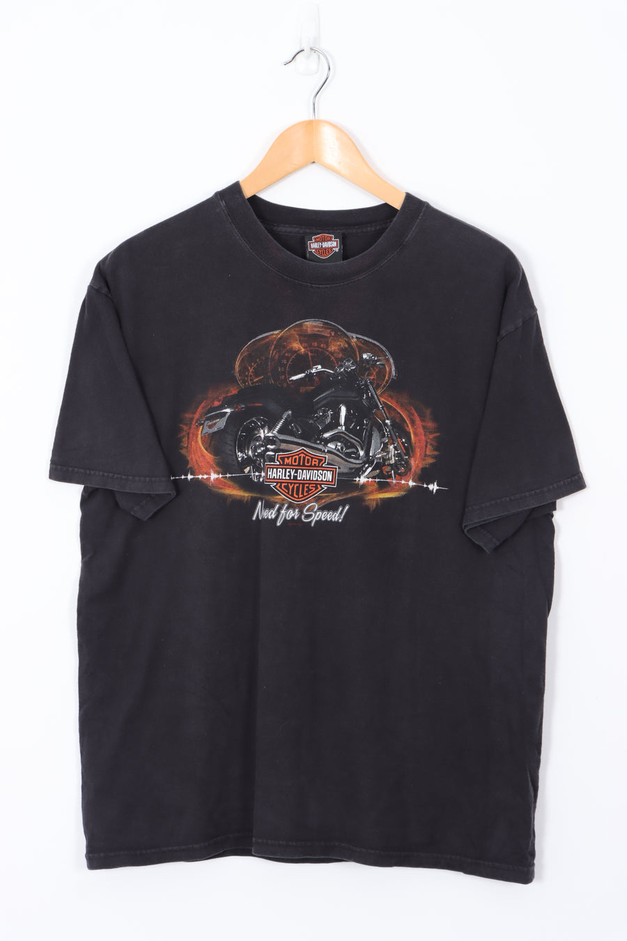 HARLEY DAVIDSON 'Need for Speed' Temple Texas T-Shirt (L)