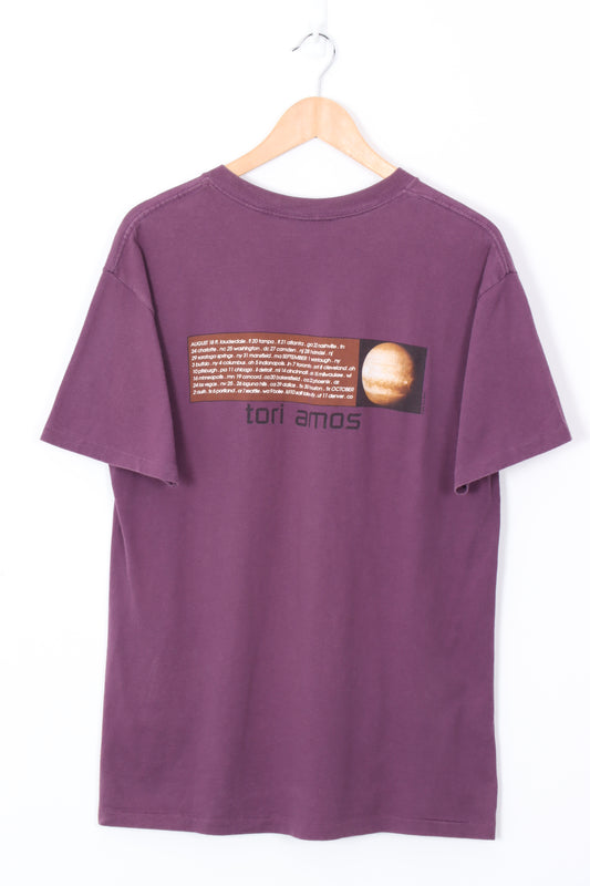 1999 Vintage Tori Amos To Venus & Back Purple USA Tour Tee (M)