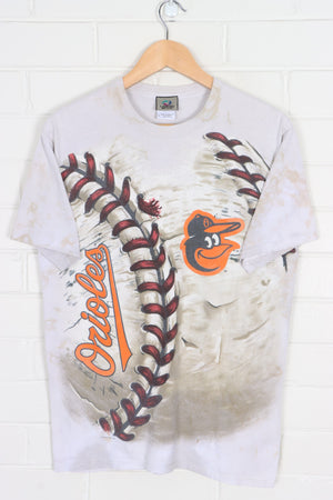 MLB Baltimore Orioles LIQUID BLUE Tie Dye T-Shirt (M)