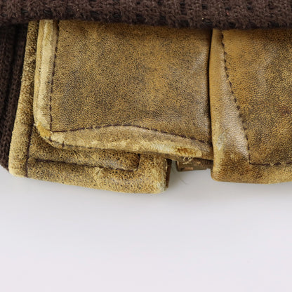 Vintage 1982 AVIREX Light Brown Leather G-2 U.S. Navy Flight Bomber Jacket USA Made (M)