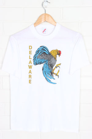 Vintage Delaware 1987 Rooster T-Shirt USA Made (S)