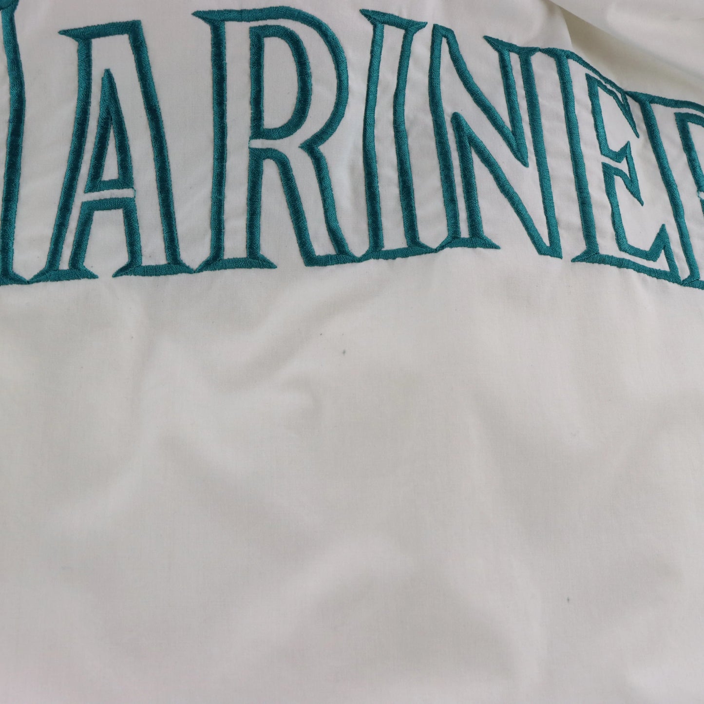 Vintage PRO PLAYER Seattle Mariners MLB Convertible Hood Windbreaker Jacket Korean Made (XL)
