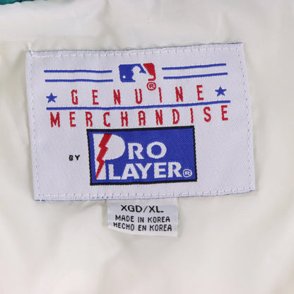 Vintage PRO PLAYER Seattle Mariners MLB Convertible Hood Windbreaker Jacket Korean Made (XL)