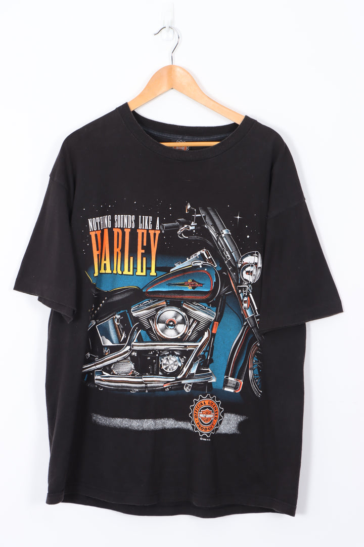 1996 HARLEY DAVIDSON 'Nothing Sounds like a Harley' Black Tee (XL)