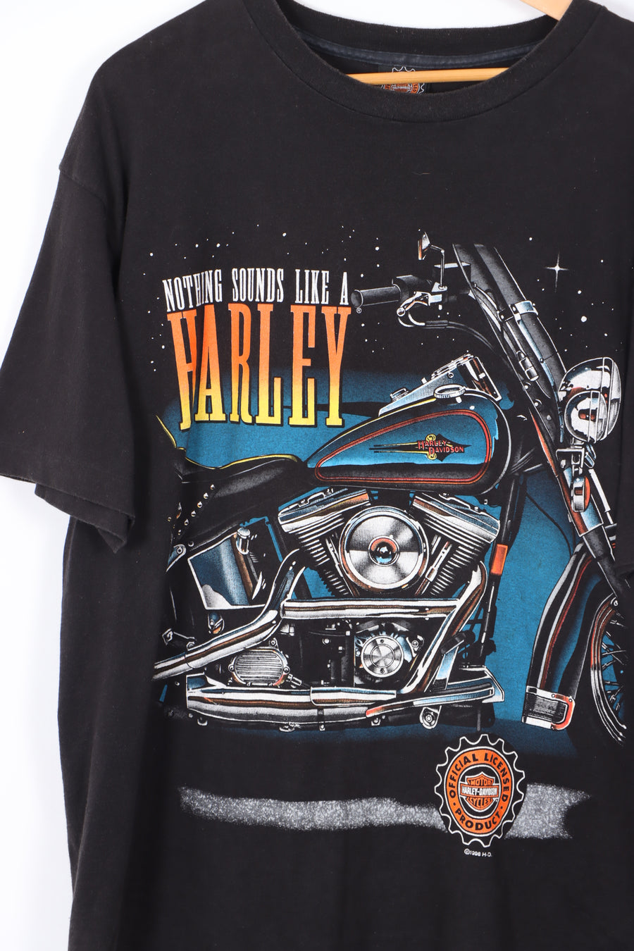 1996 HARLEY DAVIDSON 'Nothing Sounds like a Harley' Black Tee (XL)