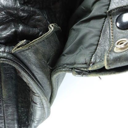 Vintage Leather Authentic New Haven Police Uniform Motorcycle Jacket (L)