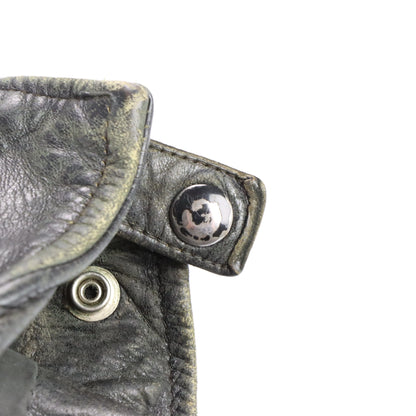 Vintage Leather Authentic New Haven Police Uniform Motorcycle Jacket (L)