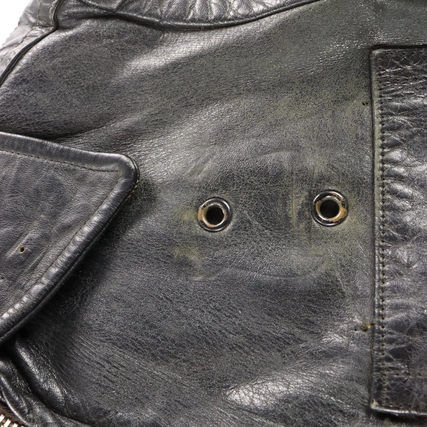 Vintage Leather Authentic New Haven Police Uniform Motorcycle Jacket (L)