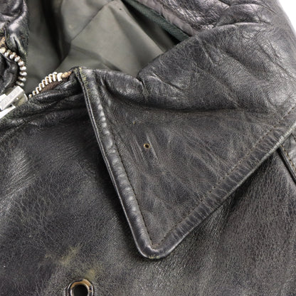 Vintage Leather Authentic New Haven Police Uniform Motorcycle Jacket (L)