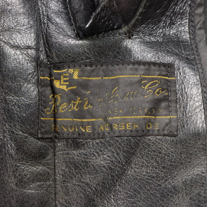 Vintage Leather Authentic New Haven Police Uniform Motorcycle Jacket (L)