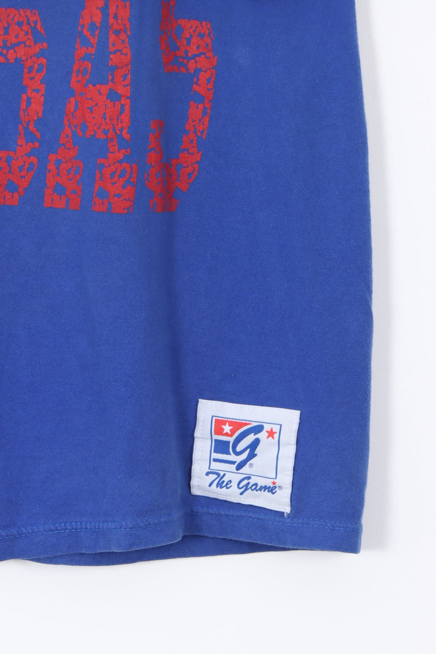 Kansas Jayhawks Basketball Team USA Made Blue T-Shirt (XL)