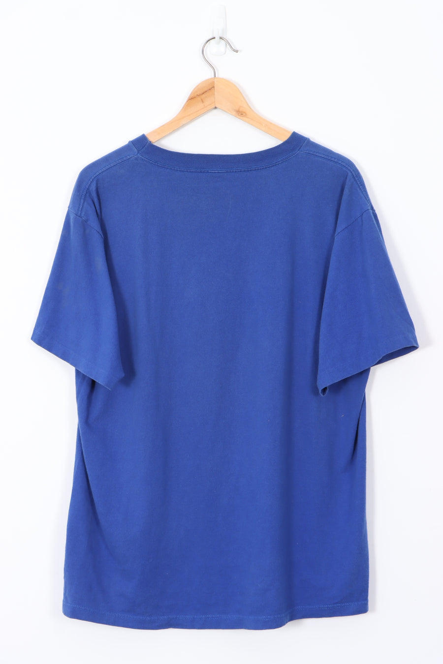 Kansas Jayhawks Basketball Team USA Made Blue T-Shirt (XL)
