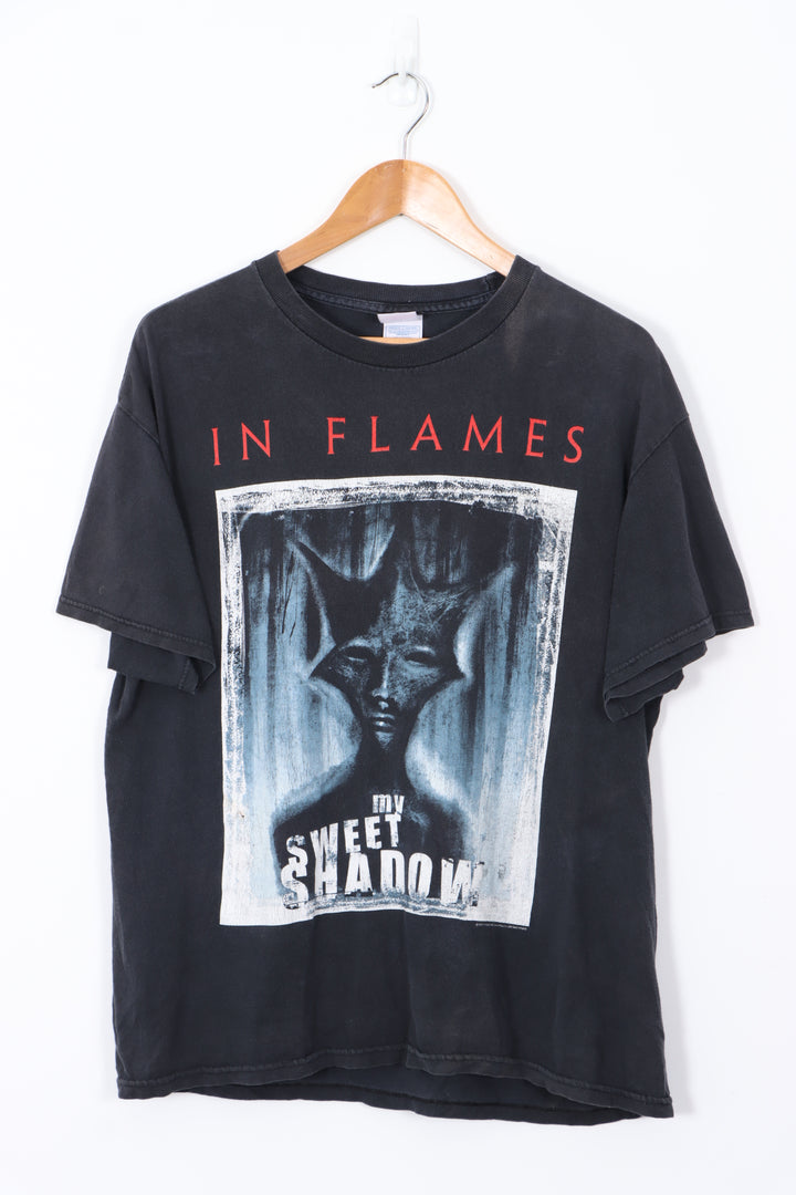 'My Sweet Shadow' In Flames Band Music T-Shirt (L)