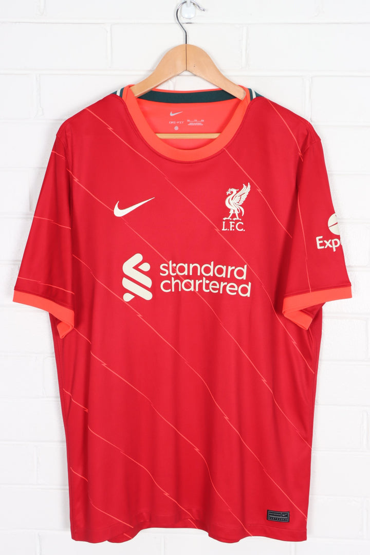 Liverpool 20021/2022 NIKE Home Soccer Jersey (XXL)