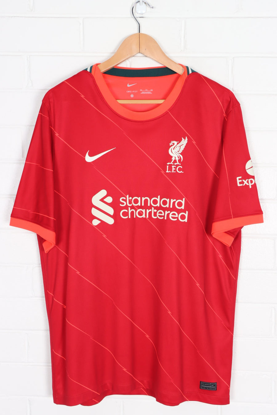 Liverpool 20021/2022 NIKE Home Soccer Jersey (XXL)
