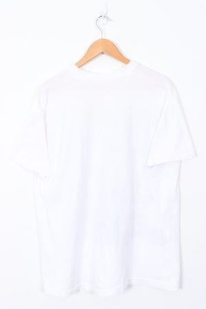 1993 VINTAGE Loony Tunes 'So Cool' Single Stitch White T-Shirt (L)