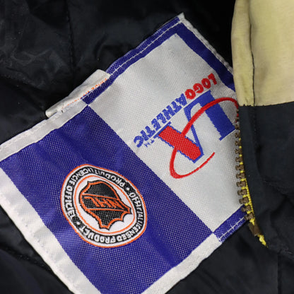 Vintage BOSTON BRUINS Embroidered NHL Korea Made Hooded Hockey Jacket (M-L)