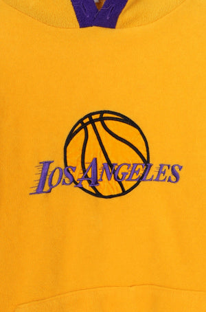 NBA LA Lakers Embroidered Big Logo Fleece Sweatshirt (L-XL)