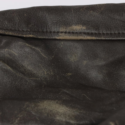 Vintage PACK-IN A-2 Sherpa Lined Genuine Leather Flight Jacket (S)