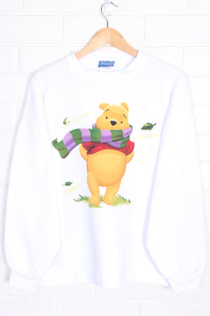 DISNEY Winne the Pooh Windy Scarf Boxy Sweatshirt (L-XL)