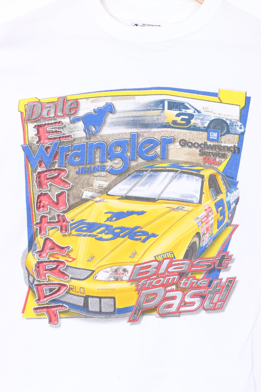 NASCAR Dale Earnhardt 90s "Blast From The Past" Wrangler T-Shirt USA Made (XL)
