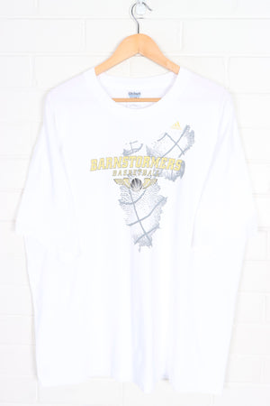Iowa Barnstormers Basketball ADIDAS Big Logo Front Back T-Shirt (2XL)
