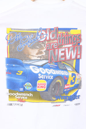 NASCAR Dale Earnhardt 90s "Blast From The Past" Wrangler T-Shirt USA Made (XL)