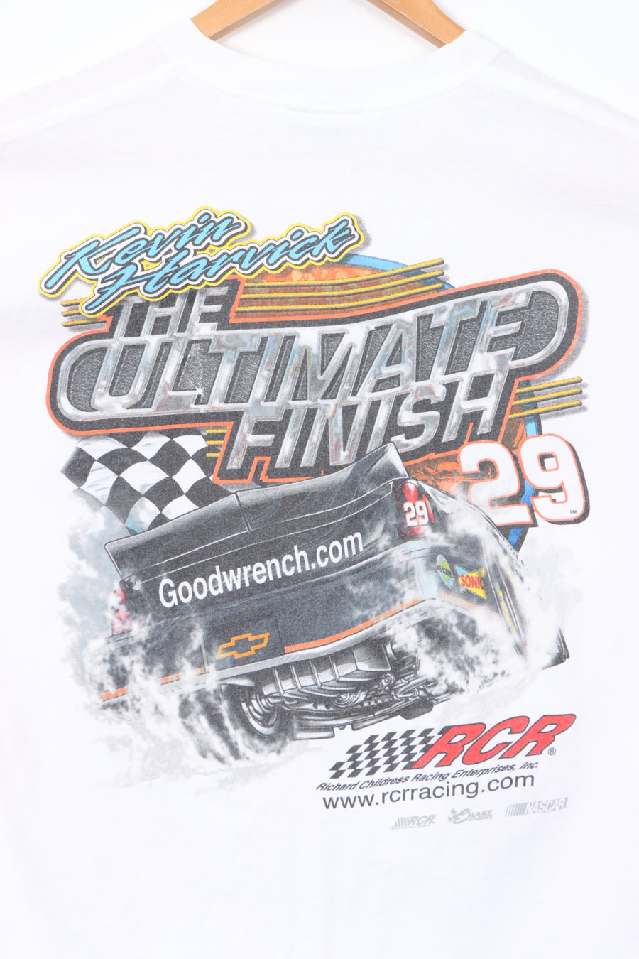 NASCAR Kevin Harvick "Polished Ready to Shine" Front Back T-Shirt (M-L)