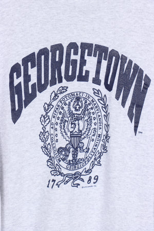 Georgetown University 1996 Big Spell Out Logo Lightweight Sweatshirt (XL)