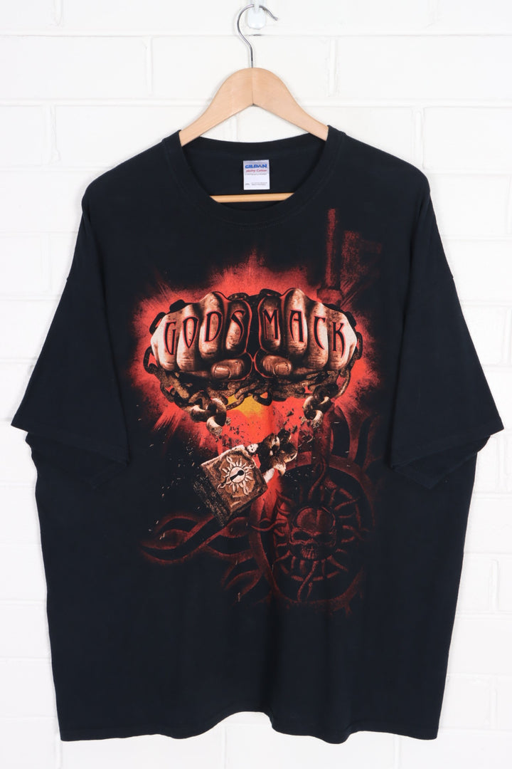 GODSMACK Band Y2K Knuckles Front Back T-Shirt (2XL)