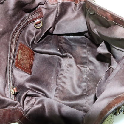 COACH 'Chelsea' 11008 Sage Green Python Embossed Leather Buckle Shoulder Bag