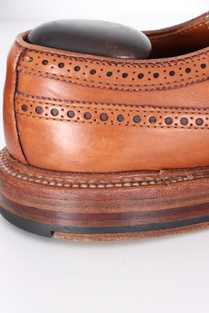 ALDEN J.Crew Tobacco Leather 97641 Long Wing Bluchers (8)