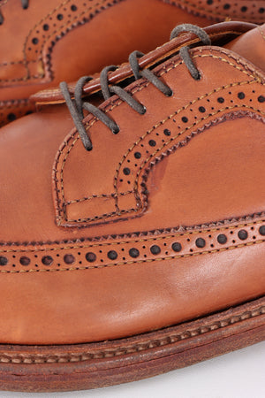 ALDEN J.Crew Tobacco Leather 97641 Long Wing Bluchers (8)