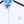 NIKE Embroidered Blue & White Striped Track Jacket (XL-XXL)