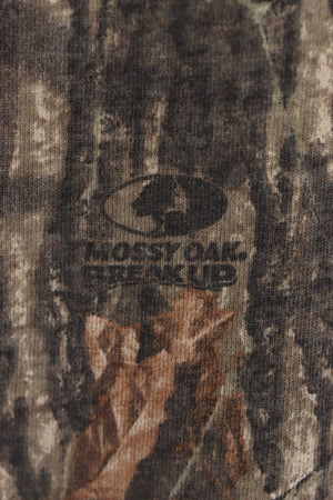 MOSSY OAK Camo 'Break Up' Front Pocket Hunting T-Shirt (L)