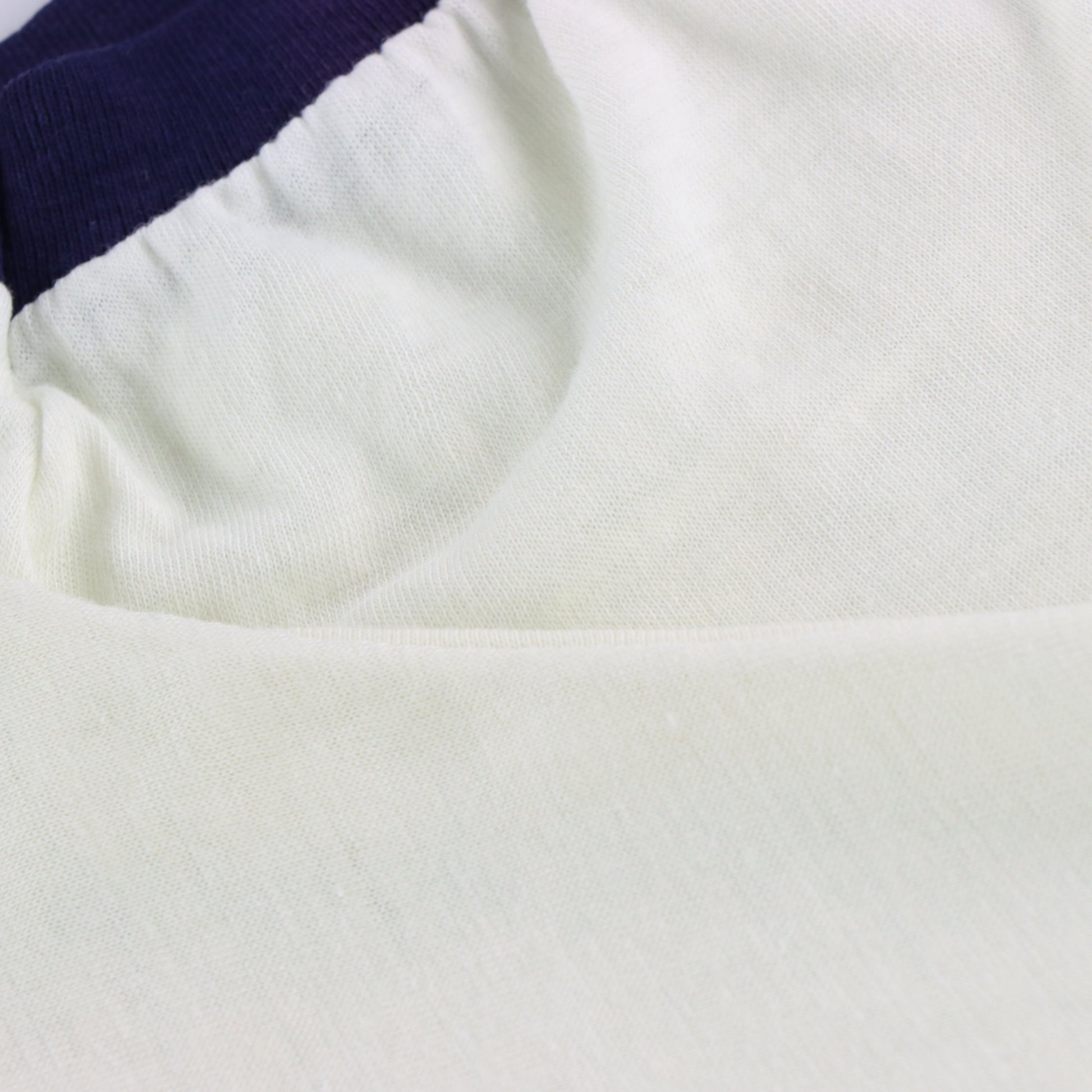1983 Vintage 'Old Sailors Never Die' Boat Purple & White Ringer T-Shirt (M-L) Vintage Sole Melbourne