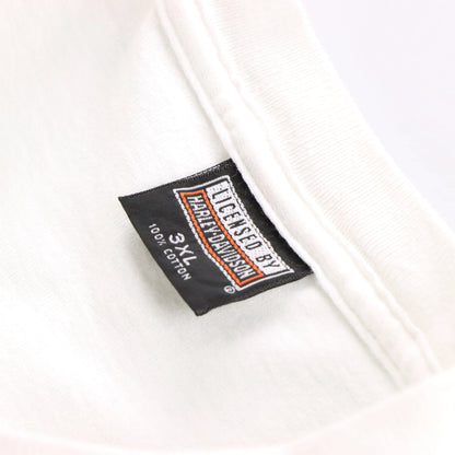 Vintage HARLEY DAVIDSON Big Wolf Texas Single Stitch Motorcycle T-Shirt (XXXL)