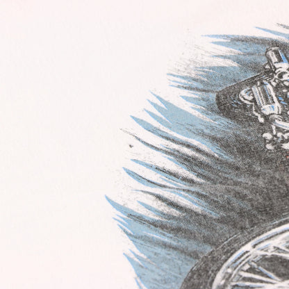 Vintage HARLEY DAVIDSON Big Wolf Texas Single Stitch Motorcycle T-Shirt (XXXL)