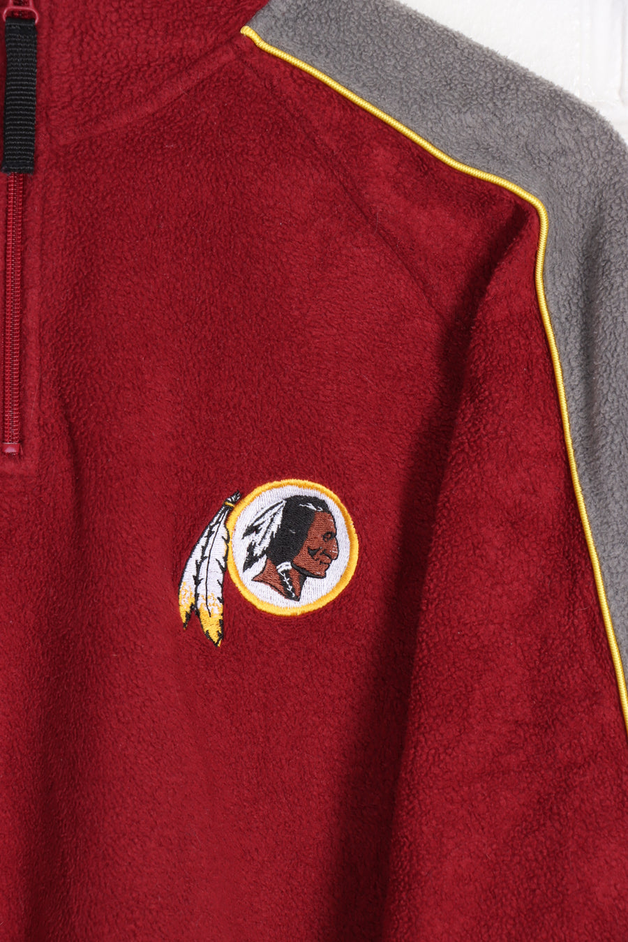 REEBOK Washington Redskins Embroidered 1/4 Zip Fleece (S)