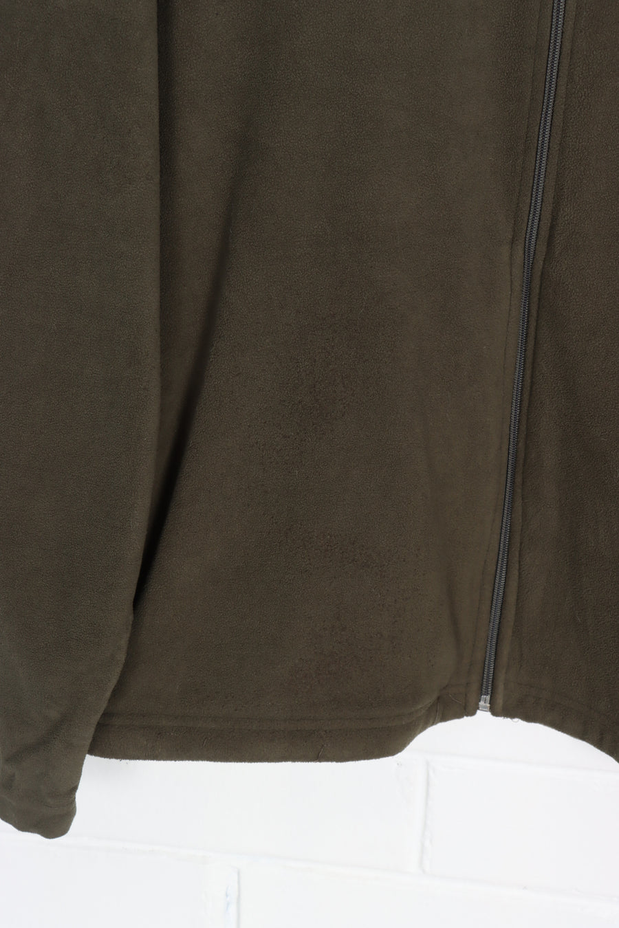 STARTER Green Khaki 1/4 Zip Fleece (XXXL)