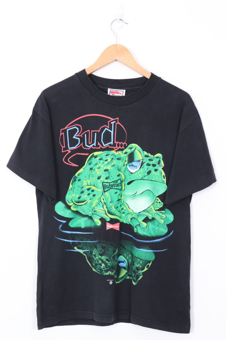 1996 Vintage Budweiser Frogs Beer Promo USA Made Tee (M-L)
