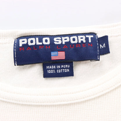 RALPH LAUREN POLO SPORT Embroidered Logo Colour Block Tee (M TALL)