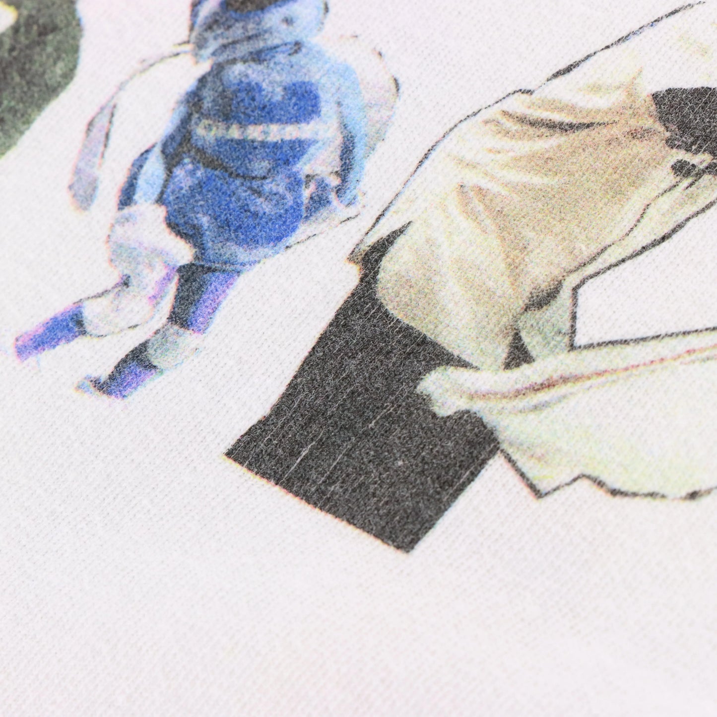 Vintage 90s ESPN Mascots USA Made White Single Stitch T-Shirt (L)