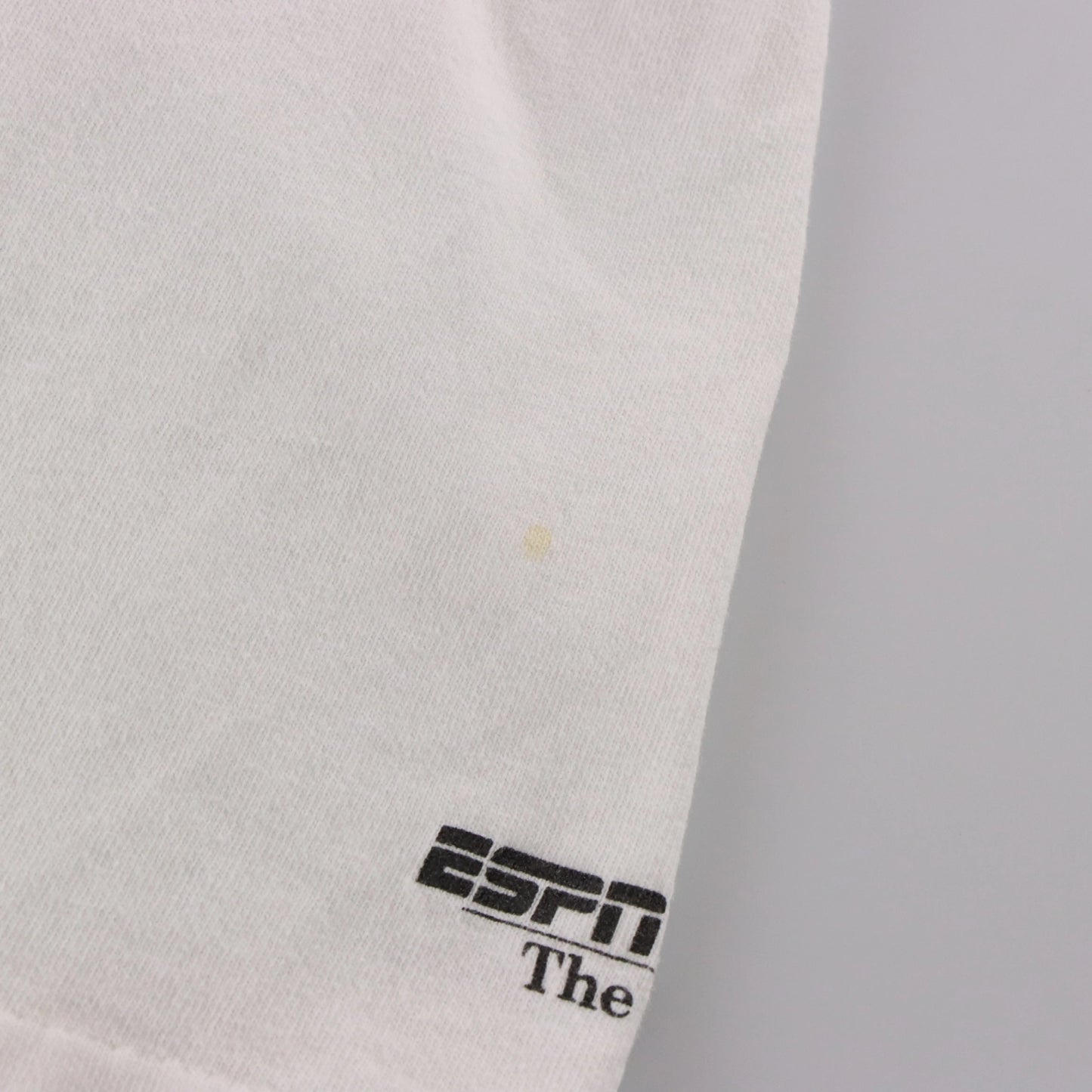 Vintage 90s ESPN Mascots USA Made White Single Stitch T-Shirt (L)