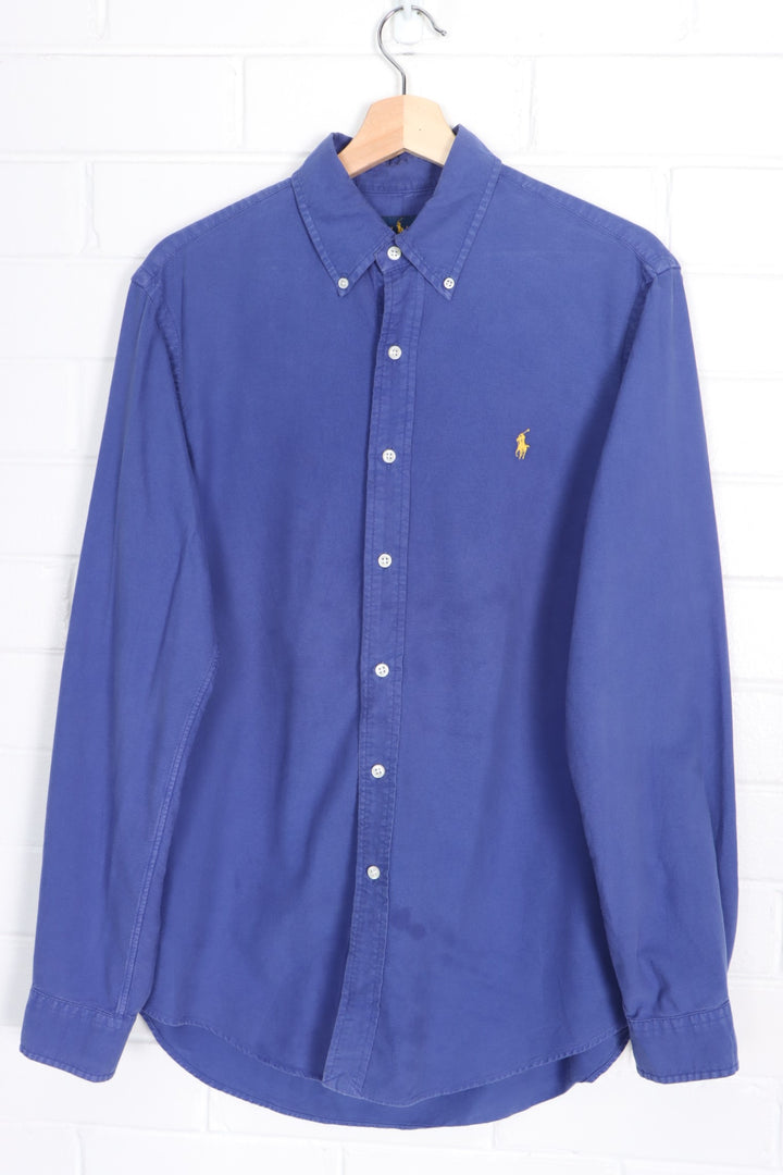 RALPH LAUREN Dark Blue Long Sleeve Shirt (M)