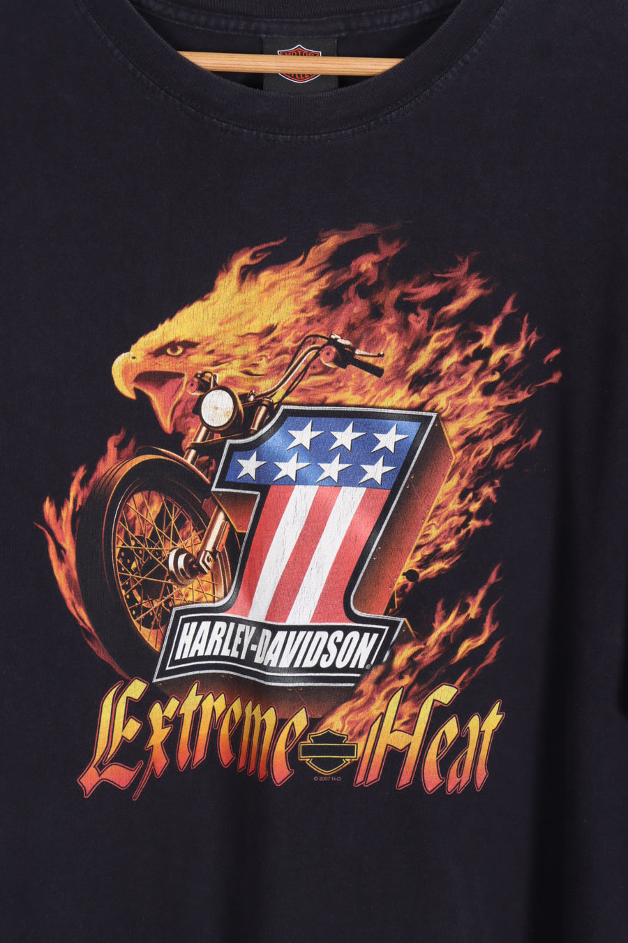 HARLEY DAVIDSON 'Extreme Heat' Fire Eagle T-Shirt  (XL)
