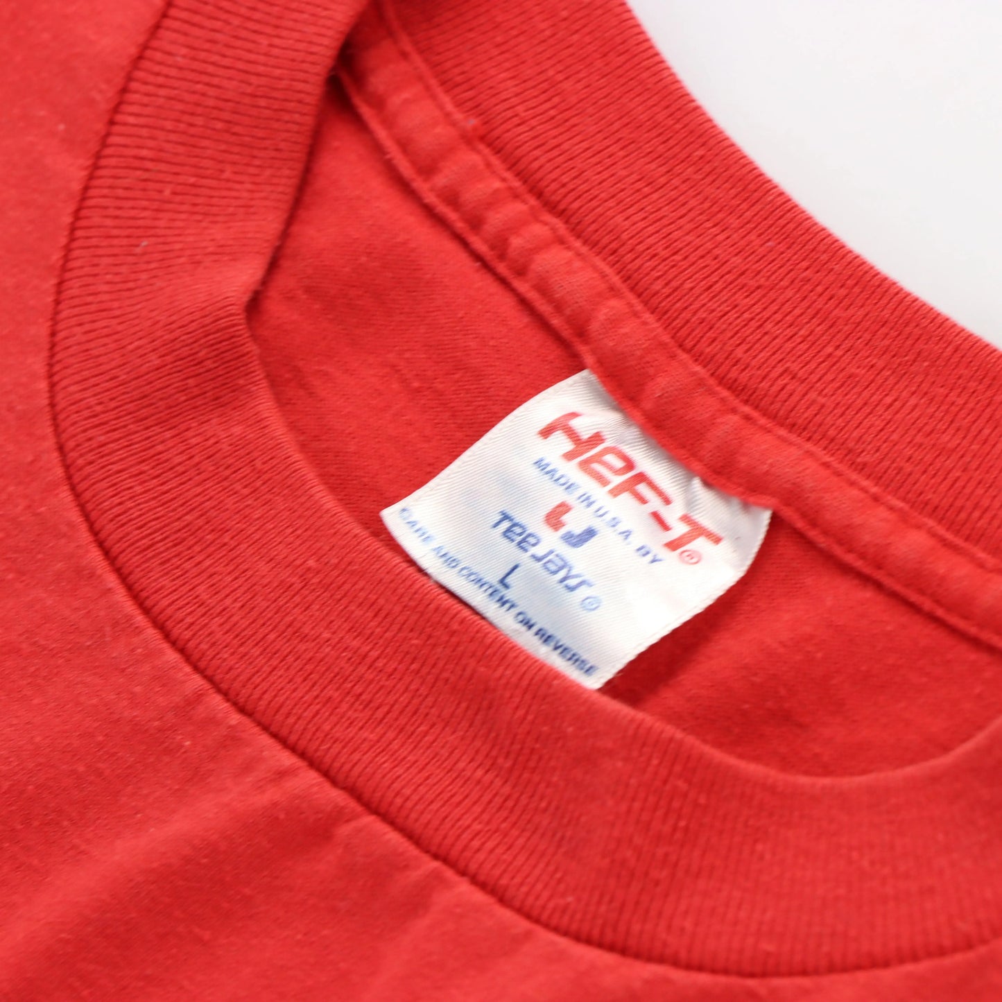 Vintage 1993 'Official Race Shirt' BUD Budweiser NASCAR USA Made Red T-Shirt (M-L)