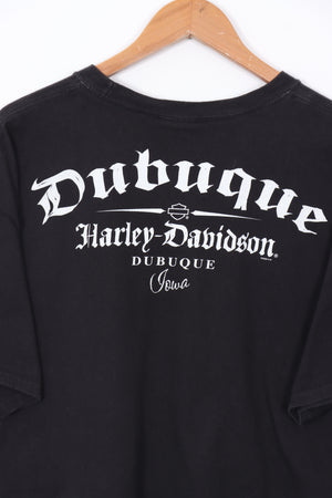 HARLEY DAVIDSON Chrome Dubuque Iowa Tee (XL)