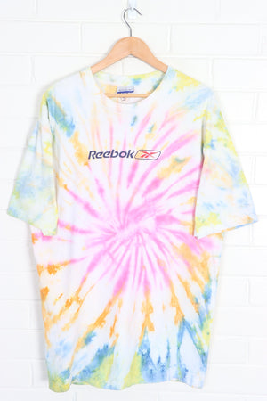 REEBOK Rainbow Tie Dye T-Shirt (XL)