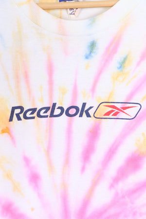 REEBOK Rainbow Tie Dye T-Shirt (XL)